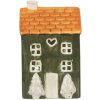 Clayre & Eef 6CE2276 Kandelaar Huis 9x8x15 cm