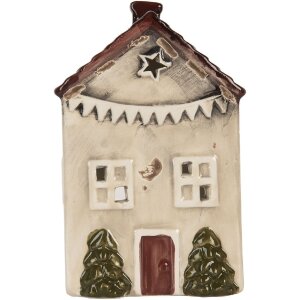Clayre & Eef 6CE2279 Kandelaar Huis 10x8x15 cm...
