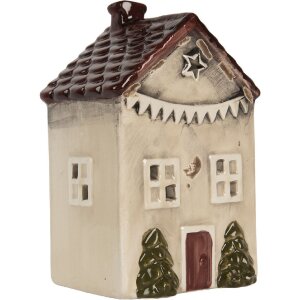 Clayre & Eef 6CE2279 Kandelaar Huis 10x8x15 cm...