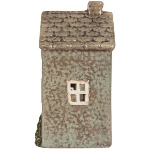 Clayre & Eef 6CE2281 Kandelaar Huis 10x8x15 cm