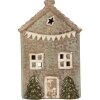 Clayre & Eef 6CE2281 Kandelaar Huis 10x8x15 cm