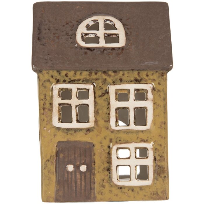 Clayre & Eef 6CE2286 Kandelaar Huis 10x7x14 cm