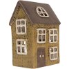 Clayre & Eef 6CE2286 Kandelaar Huis 10x7x14 cm