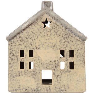 Clayre & Eef 6CE2289 Kandelaar Huis 13x8x15 cm
