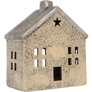 Clayre & Eef 6CE2289 Kandelaar Huis 13x8x15 cm