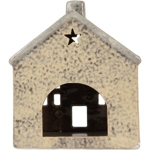 Clayre & Eef 6CE2289 Kandelaar Huis 13x8x15 cm