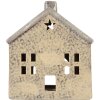 Clayre & Eef 6CE2289 Kandelaar Huis 13x8x15 cm