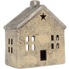 Clayre & Eef 6CE2289 Kandelaar Huis 13x8x15 cm