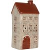 Clayre & Eef 6CE2296 Kandelaar Huis 12x8x24 cm Beige/Bruin