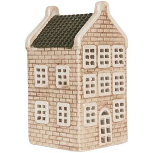 Clayre & Eef 6CE2305 Kandelaar Huis 9x10x19 cm