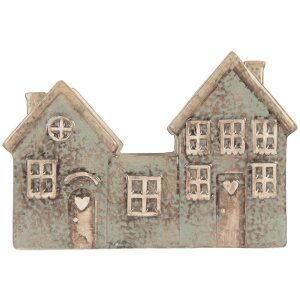 Clayre & Eef 6CE2306 Kandelaar Huis 22x9x15 cm