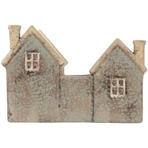 Clayre & Eef 6CE2306 Kandelaar Huis 22x9x15 cm