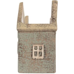 Clayre & Eef 6CE2306 Kandelaar Huis 22x9x15 cm