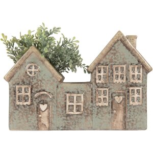 Clayre & Eef 6CE2306 Kandelaar Huis 22x9x15 cm