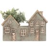 Clayre & Eef 6CE2306 Kandelaar Huis 22x9x15 cm