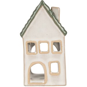 Clayre & Eef 6CE2308 Kandelaar Huis 7x7x13 cm...