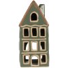Clayre & Eef 6CE2312 Kandelaar Huis 9x8x19 cm Groen
