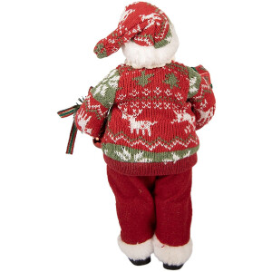 Clayre & Eef 66357 Kerstman Decoratie 16x11x27 cm