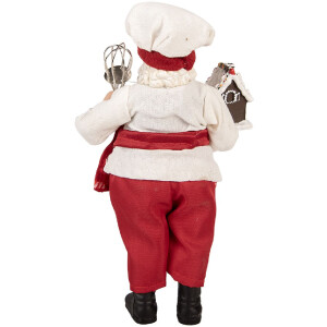Clayre & Eef 66358 Decoratie Kerstman 16x9x26 cm