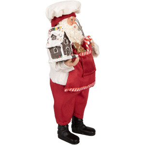 Clayre & Eef 66358 Decoratie Kerstman 16x9x26 cm