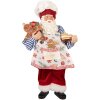 Clayre & Eef 66359 Kerstman Decoratie 15x10x26 cm