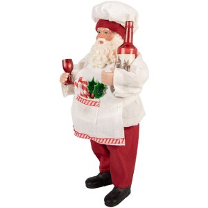 Clayre & Eef 66361 Kerstman Decoratie 15x10x27 cm