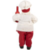Clayre & Eef 66361 Kerstman Decoratie 15x10x27 cm