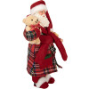 Clayre & Eef 66362 Decoratie Kerstman 16x11x28 cm