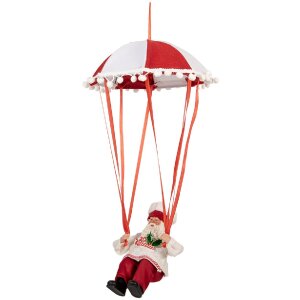 Clayre & Eef 66363 Decoratie Kerstman 25x25x55 cm