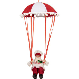 Clayre & Eef 66363 Decoratie Kerstman 25x25x55 cm