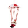 Clayre & Eef 66363 Decoratie Kerstman 25x25x55 cm