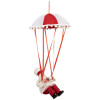 Clayre & Eef 66363 Decoratie Kerstman 25x25x55 cm