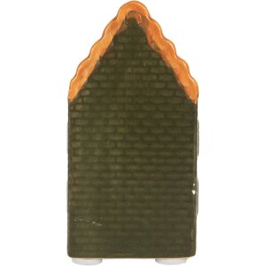Clayre & Eef 6CE2300 Decoratie Huis met LED 4x4x8 cm