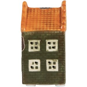 Clayre & Eef 6CE2300 Decoratie Huis met LED 4x4x8 cm