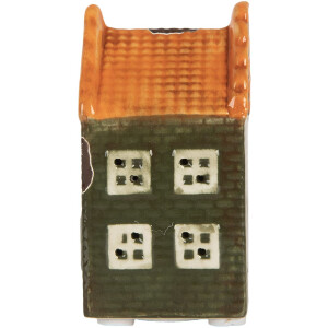 Clayre & Eef 6CE2300 Decoratie Huis met LED 4x4x8 cm