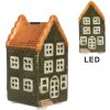 Clayre & Eef 6CE2300 Decoratie Huis met LED 4x4x8 cm