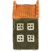 Clayre & Eef 6CE2300 Decoratie Huis met LED 4x4x8 cm