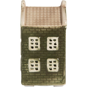Clayre & Eef 6CE2303 Decoratie Huis met LED 4x4x8 cm