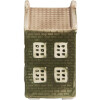 Clayre & Eef 6CE2303 Decoratie Huis met LED 4x4x8 cm