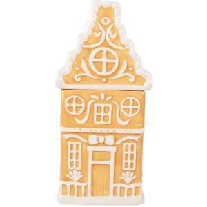 Clayre & Eef 6CE2367 Voorraadpot met deksel 13x11x24 cm