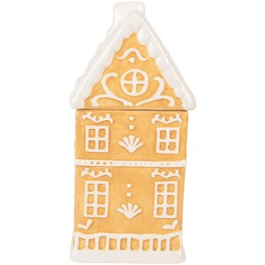 Clayre & Eef 6CE2367 Voorraadpot met deksel 13x11x24 cm