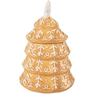 Clayre & Eef 6CEMU0212 Beker met deksel en lepel 350ml