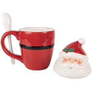 Clayre & Eef Mok met Deksel en Lepel 300ml