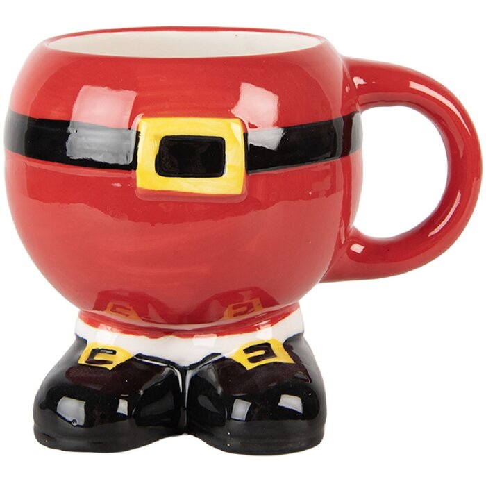 Clayre & Eef 6CEMU0225 Beker 14x11x11 cm 400 ml Dolomiet Keramiek