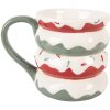 Clayre & Eef 6CEMU0228 Beker met deksel 450ml 15x10x12cm