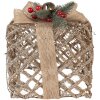 Clayre & Eef 66308 Decoratie Geschenk LED 3-delige Set Goudkleurig