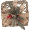 Clayre & Eef 66308 Decoratie Geschenk LED 3-delige Set Goudkleurig