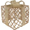 Clayre & Eef 66311 Decoratie Geschenk LED 3-delig Goudkleurig