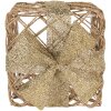 Clayre & Eef 66311 Decoratie Geschenk LED 3-delig Goudkleurig