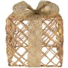 Clayre & Eef 66311 Decoratie Geschenk LED 3-delig Goudkleurig